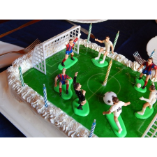  Focicsapat műanyag tortadísz focis tortára party kellék