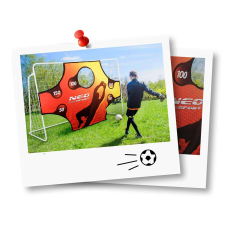  Focikapu 245 x 155 x 80 cm + céltábla szőnyeg futball felszerelés