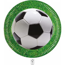 Focis Football Party, Focis papírtányér 8 db-os 23 cm FSC party kellék