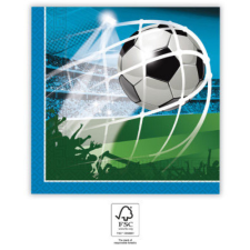Focis Soccer Fans szalvéta 20 db-os 33x33 cm FSC party kellék