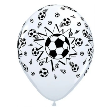  Focis White léggömb, lufi 6 db-os 11 inch (28 cm) party kellék