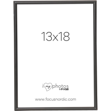 Focus Képkeret - Can-Can alumínium - Fekete (13x18) fényképkeret