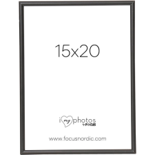 Focus Képkeret - Can-Can Alumínium - Fekete (15x20) fényképkeret