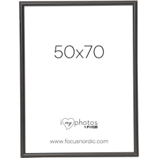 Focus Képkeret - Can-Can Alumínium - Fekete (50x70) fényképkeret