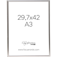 Focus Képkeret - Can-Can Shiny Silver (29,7x42) (A3) fényképkeret