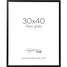 Focus Képkeret Soul - Fekete (30x40) plexi fényképkeret