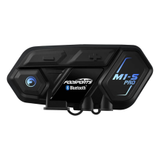 Fodsports M1-S Pro motorkerékpár intercom fekete sisakbeszélő