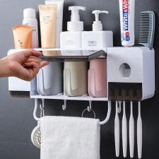  Fogkefe rendszerező - fogkrém adagoló 24193 fürdőszoba kiegészítő