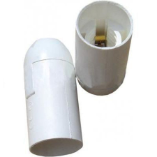  Foglalat E14 fehér pattintós til-014 villanyszerelés