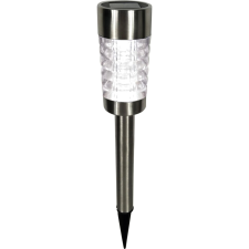  Földbe szúrható napelemes lámpa ezüst 3 darab kültéri világítás