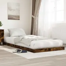  Földi ágykeret Füstölt tölgy 70 x 190 cm Faanyag ágy és ágykellék