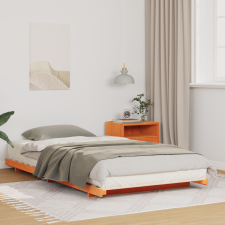  Földi ágykeret Viaszbarna 75 x 190 cm Tömör fenyőfa ágy és ágykellék