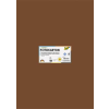 Folia Dekorkarton, 2 oldalas, 50x70 cm, 300 g, 10 lap, FOLIA, csokoládébarna (FL6185)