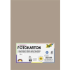 Folia Dekorkarton, A4, 300 g, 50 lap, FOLIA, cappuccino