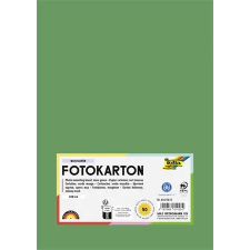 Folia Dekorkarton, A4, 300 g, 50 lap, FOLIA, mohazöld kreatív papír
