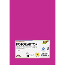 Folia Dekorkarton, A4, 300 g, 50 lap, FOLIA, rózsaszín (FL6145023) kreatív papír