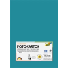 Folia Dekorkarton, A4, 300 g, 50 lap, FOLIA, türkiz