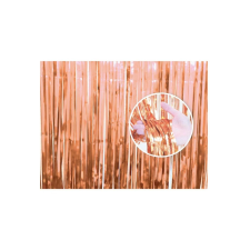  Fólia függöny rosegold - 240 cm x 90 cm party kellék