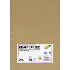 Folia Kraft papír, A4, 120 g, 100 lap, FOLIA kreatív papír