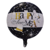  Fólia lufi – Happy New Year – Fekete kör
