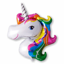 Fólia lufi Unikornis óriás méret 108 cm party kellék