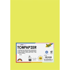 Folia Színes papír, A4, 130 g, 100 lap, FOLIA, limezöld (FL6449) kreatív papír