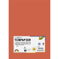 Folia Színes papír, A4, 130 g, 100 lap, FOLIA, narancs (FL6440) kreatív papír