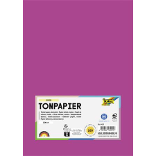 Folia Színes papír, A4, 130 g, 100 lap, FOLIA, sötét rózsaszín (FL6421) kreatív papír