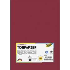 Folia Színes papír, A4, 130 g, 100 lap, FOLIA, sötétvörös kreatív papír