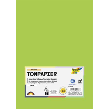 Folia Színes papír, A4, 130 g, 100 lap, FOLIA, tavaszzöld (FL6450) kreatív papír