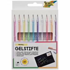 Folia zseléstoll készlet 10 db - pasztell toll