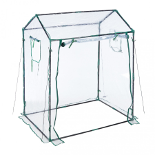 Fóliasátor üvegházhatású sötétzöld PVC 152x132x92 cm 10041454 kerti tárolás