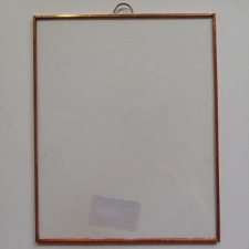  Fóliázott üveg 3mm téglalap 8cm x 15cm dekorálható tárgy