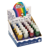  Folyékony ragasztó display FIORELLO GR-BK20D24 glitteres 20ml 24 db-os vegyes színek