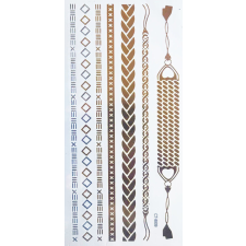  Fonat, ideiglenes metáltetoválás csillámtetoválás