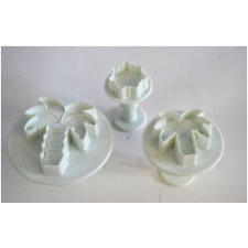 Fondant / Marcipán rugós kiszúró 3db-os készlet - Hawaii sütés és főzés