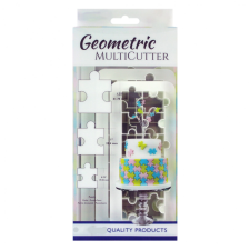  Fondant mintázó - Geometrikus minták - Puzzle konyhai eszköz