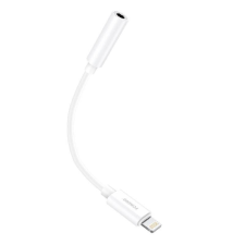 Foneng BM20 Lightning - AUX mini jack 3.5mm adapter fehér (BM20 White) kábel és adapter