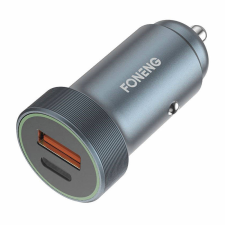 Foneng Car charger kit single USB Foneng C16 (metal) kábel és adapter
