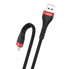Foneng Kábel USB-Micro USB Foneng, x82 Armor 3A, 1m (fekete) kábel és adapter