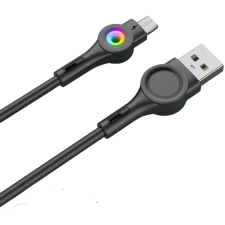 Foneng X59 USB-A - MicroUSB adat- és töltőkábel 1m fekete (6970462516064) kábel és adapter