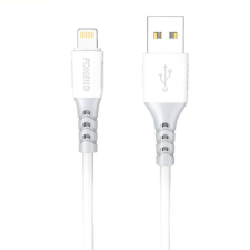 Foneng X66 USB-A - Lightning kábel 1m fehér-szürke (6970462516712) kábel és adapter