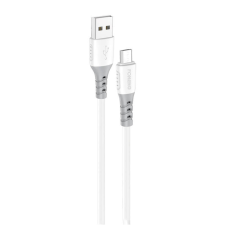 Foneng X66 USB to Micro USB Cable, 20W, 3A, 1m (White) kábel és adapter