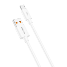 Foneng X67 USB to USB-C Cable, 5A, 1m (White) kábel és adapter