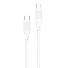 Foneng X80 USB-C apa - USB-C apa Adat és töltőkábel - Fehér (1m) kábel és adapter