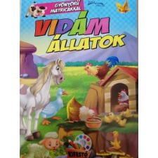 FONI-BOOK Vidám állatok matricáskönyv gyermek- és ifjúsági könyv