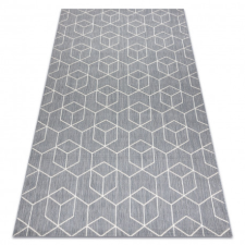  Fonott sizal flat szőnyeg 48655/637 TAKARÓKA 3D 140x200 cm lakástextília