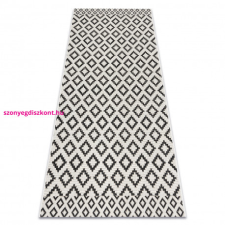  Fonott sizal flat szőnyeg 49361960 Rombuszok krém / fekete 200x290 cm lakástextília