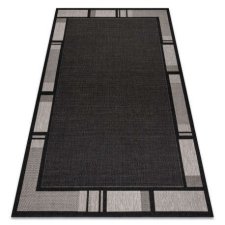  Fonott sizal floorlux szőnyeg 20195 FEKETE / ezüst 140x200 cm lakástextília