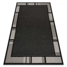 Fonott sizal floorlux szőnyeg 20195 FEKETE / ezüst 160x230 cm lakástextília